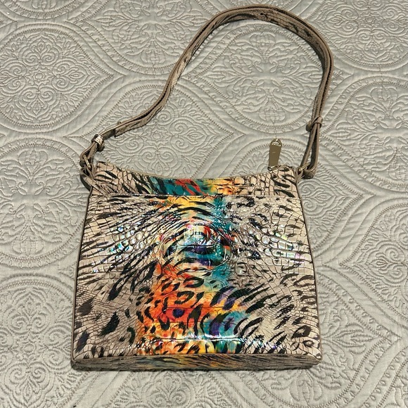 Brahmin Handbags - Brahmin Katie Obsession Ombre Rainbow Iridescent Crossbody Shoulder Bag
